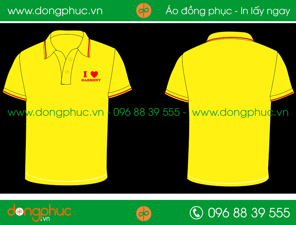 Áo phông đồng phục công ty Harmony